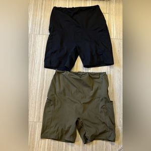 Hofish Maternity Biker Shorts (2 pairs)